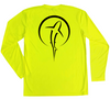 Fishing Long Sleeve Shirt | Safety Yellow Shark Swim Shirt