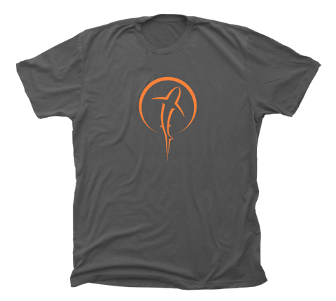 Grey Shark T-Shirt - Shark Scuba Diving Shirt