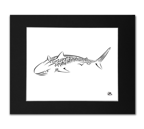 Tiger Shark Art Print