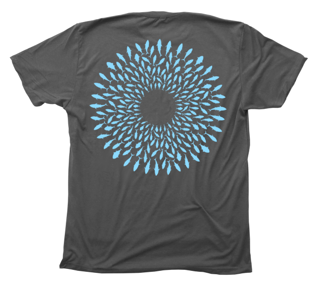 Tuna Mandala T-Shirt - Dark Grey – Shark Zen