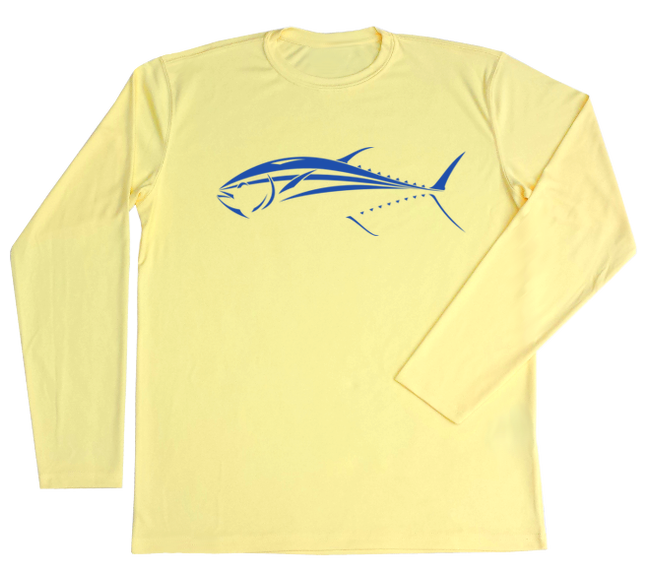 UV Protective Long Sleeve Sun Shirt UPF Boating Shirt Shark Zen