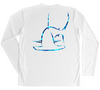 Men's Long Sleeve UV Water Camouflage Great Hammerhead Swim Shirt