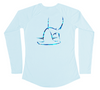 Great Hammerhead Shark Performance Shirt (Women - Water Camo)