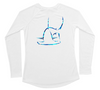 Womens Long Sleeve UV Water Camouflage Great Hammerhead Swim Shirt
