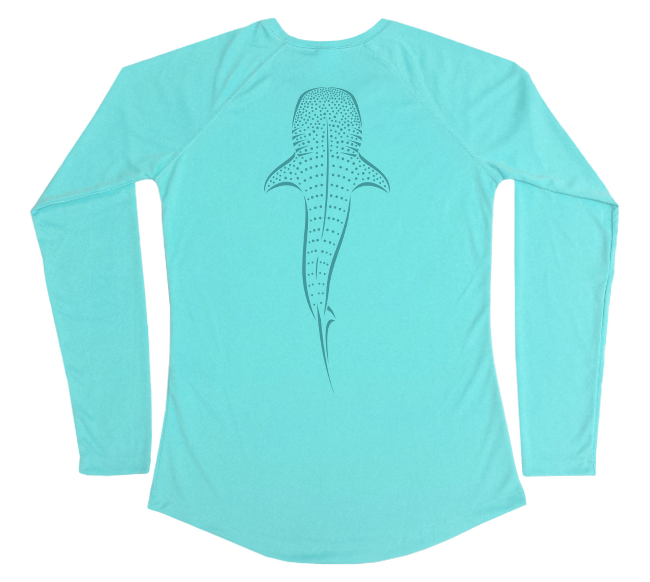 Women's Performance Fishing T-Shirt - Whale Shark