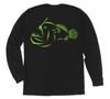 Anglerfish Long Sleeve T-Shirt Build-A-Shirt (Back / BL)