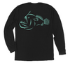 Anglerfish Long Sleeve T-Shirt Build-A-Shirt (Back / BL)
