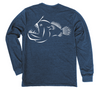 Anglerfish Long Sleeve T-Shirt Build-A-Shirt (Back / NH)