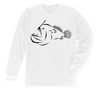 Anglerfish Long Sleeve T-Shirt Build-A-Shirt (Front / WH)