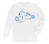 Anglerfish Long Sleeve T-Shirt Build-A-Shirt (Front / WH)