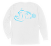Anglerfish Long Sleeve T-Shirt Build-A-Shirt (Back / WH)