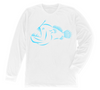 Anglerfish Long Sleeve T-Shirt Build-A-Shirt (Front / WH)
