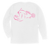 Anglerfish Long Sleeve T-Shirt Build-A-Shirt (Back / WH)