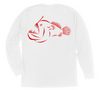 Anglerfish Long Sleeve T-Shirt Build-A-Shirt (Back / WH)