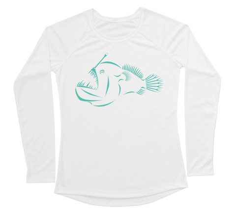 Anglerfish Performance Build-A-Shirt (Women - Front / WH)