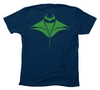 Manta Ray T-Shirt [Back - Navy / Celtic Sailor's Knot]