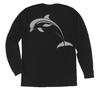 Dolphin Long Sleeve T-Shirt Build-A-Shirt (Back / BL)