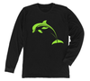Dolphin Long Sleeve T-Shirt Build-A-Shirt (Front / BL)