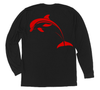 Dolphin Long Sleeve T-Shirt Build-A-Shirt (Back / BL)