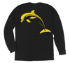 Dolphin Long Sleeve T-Shirt Build-A-Shirt (Back / BL)