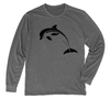 Dolphin Long Sleeve T-Shirt Build-A-Shirt (Front / HT)