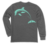 Dolphin Long Sleeve T-Shirt Build-A-Shirt (Back / HT)