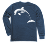 Dolphin Long Sleeve T-Shirt Build-A-Shirt (Back / NH)