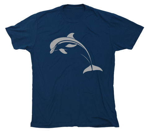 Dolphin T-Shirt Build-A-Shirt (Front / MN) – Shark Zen Dolphin T-Shirt Build-A-Shirt (Front / MN) – Shark Zen