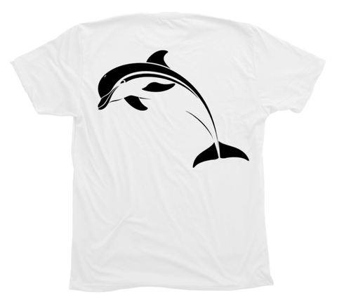 Dolphin T-Shirt Build-A-Shirt (Back / WH)