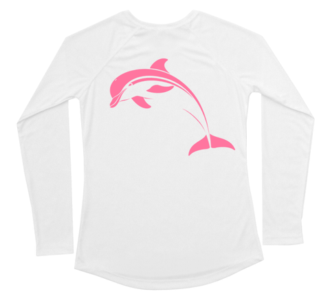 Dolphin Performance Build-A-Shirt (Women - Back / WH)