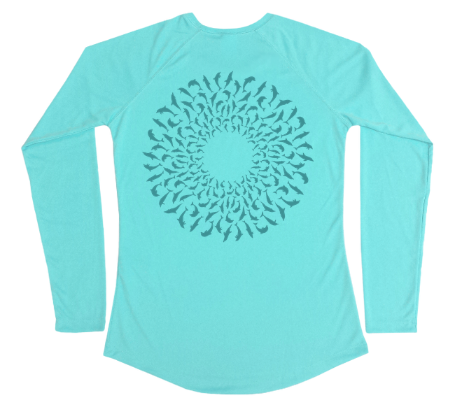 Dolphin Mandala Performance Shirt (Women)
