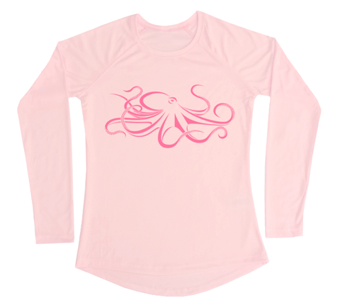 Giant Pacific Octopus Performance Build-A-Shirt (Women - Front / PB)