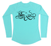 Giant Pacific Octopus Performance Build-A-Shirt (Women - Back / WB)