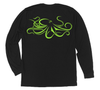 Giant Pacific Octopus Long Sleeve T-Shirt Build-A-Shirt (Back / BL)