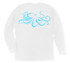 Giant Pacific Octopus Long Sleeve T-Shirt Build-A-Shirt (Back / WH)