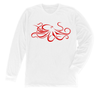 Giant Pacific Octopus Long Sleeve T-Shirt Build-A-Shirt (Front / WH)