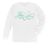 Giant Pacific Octopus Long Sleeve T-Shirt Build-A-Shirt (Front / WH)