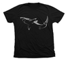 Great White Shark T-Shirt Build-A-Shirt (Front / BL)