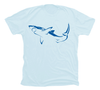 Great White Shark T-Shirt Build-A-Shirt (Front / LB)