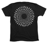 Great White Shark Mandala T-Shirt Build-A-Shirt (Back / BL)