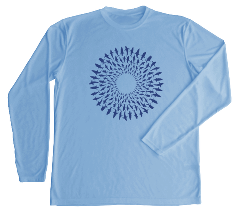 Great White Shark Mandala Performance Build-A-Shirt (Front / CB)