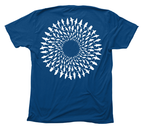 Great White Shark Mandala T-Shirt Build-A-Shirt (Back / CO)