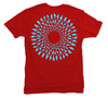 Great White Shark Mandala T-Shirt Build-A-Shirt (Back / RE)