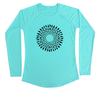 Great White Shark Mandala Performance Build-A-Shirt (Women - Front / WB)