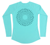 Great White Shark Mandala Performance Build-A-Shirt (Women - Back / WB)