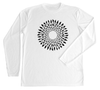 Great White Shark Mandala Performance Build-A-Shirt (Front / WH)