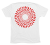 Great White Shark Mandala T-Shirt Build-A-Shirt (Back / WH)