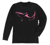 Great White Shark Long Sleeve T-Shirt Build-A-Shirt (Front / BL)