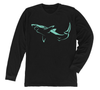 Great White Shark Long Sleeve T-Shirt Build-A-Shirt (Front / BL)
