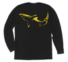 Great White Shark Long Sleeve T-Shirt Build-A-Shirt (Back / BL)